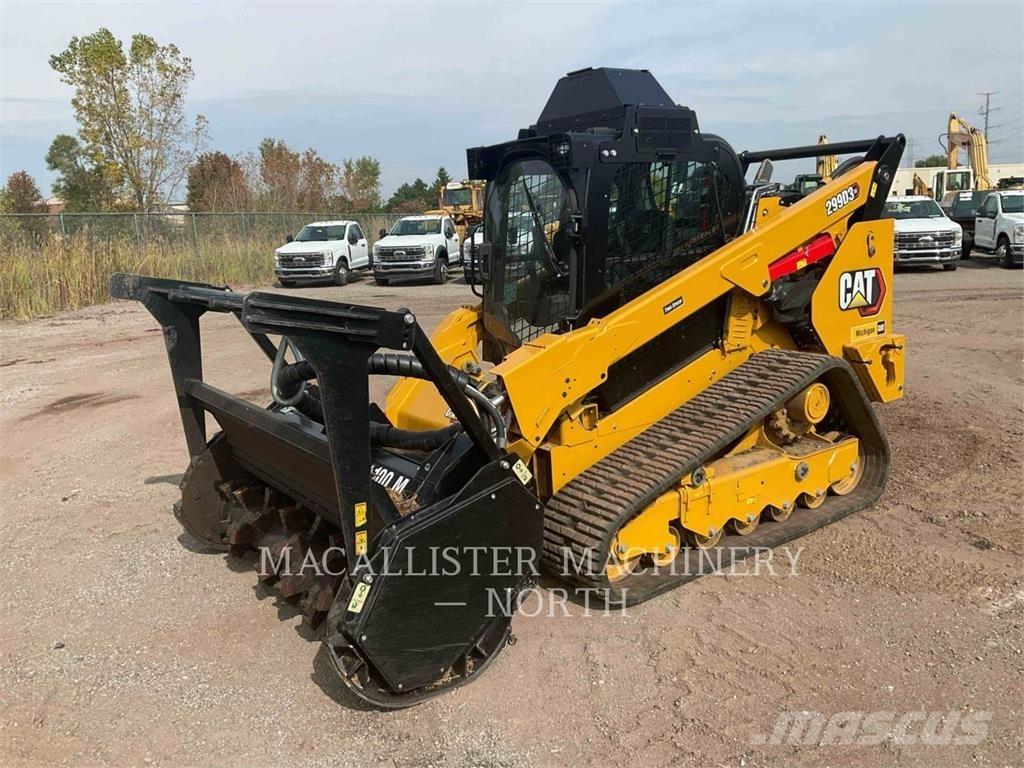 CAT 299D3XE D2AQBRW Mini Pale Gommate
