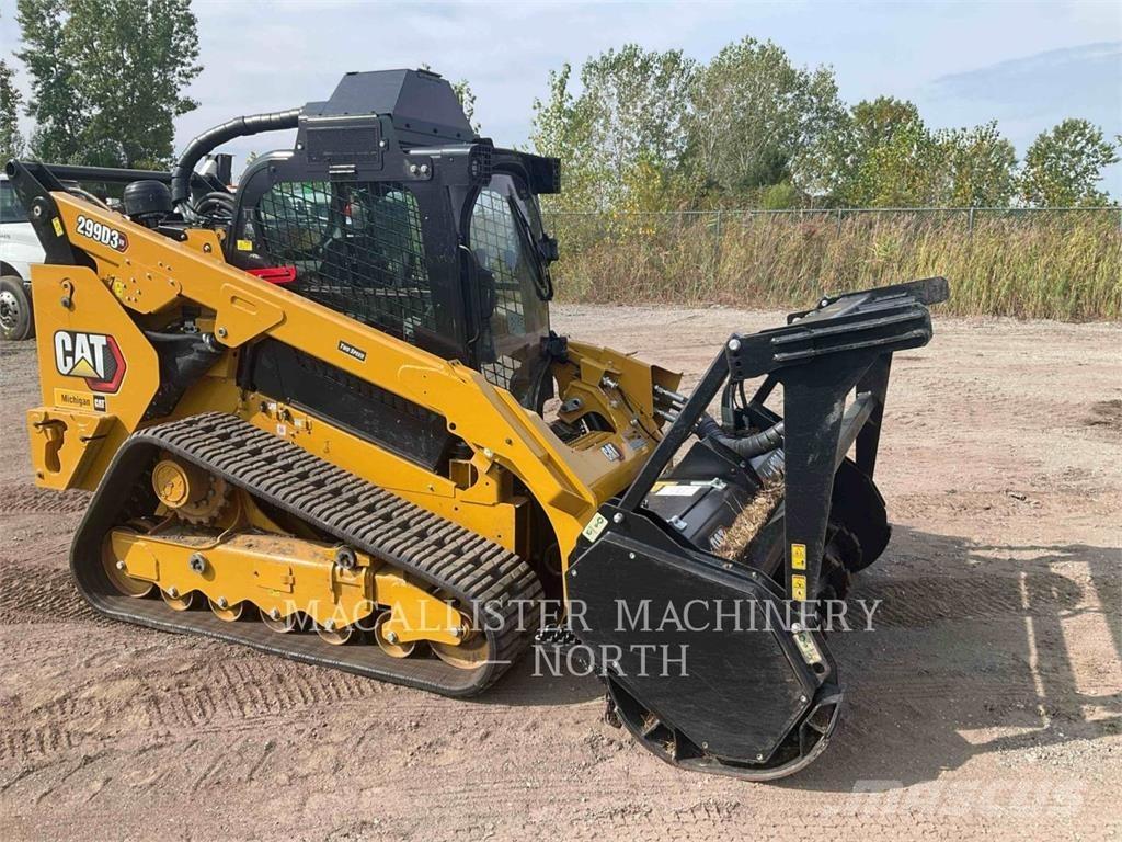 CAT 299D3XE D2AQBRW Mini Pale Gommate