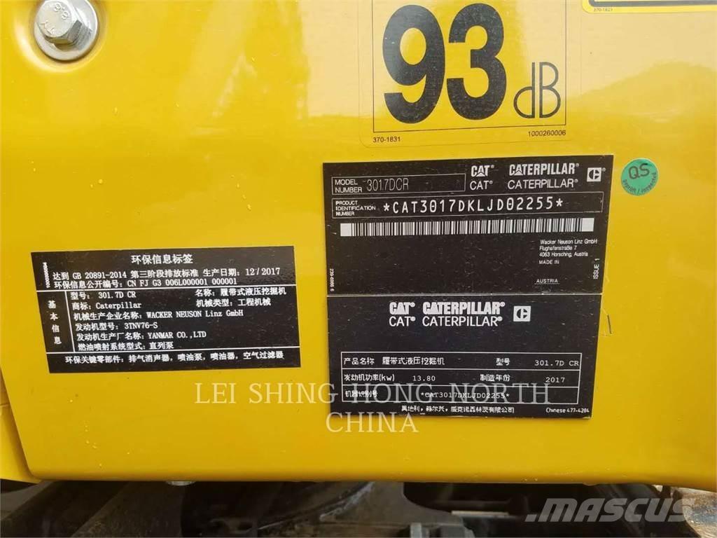 CAT 301.7DCR Escavatori cingolati
