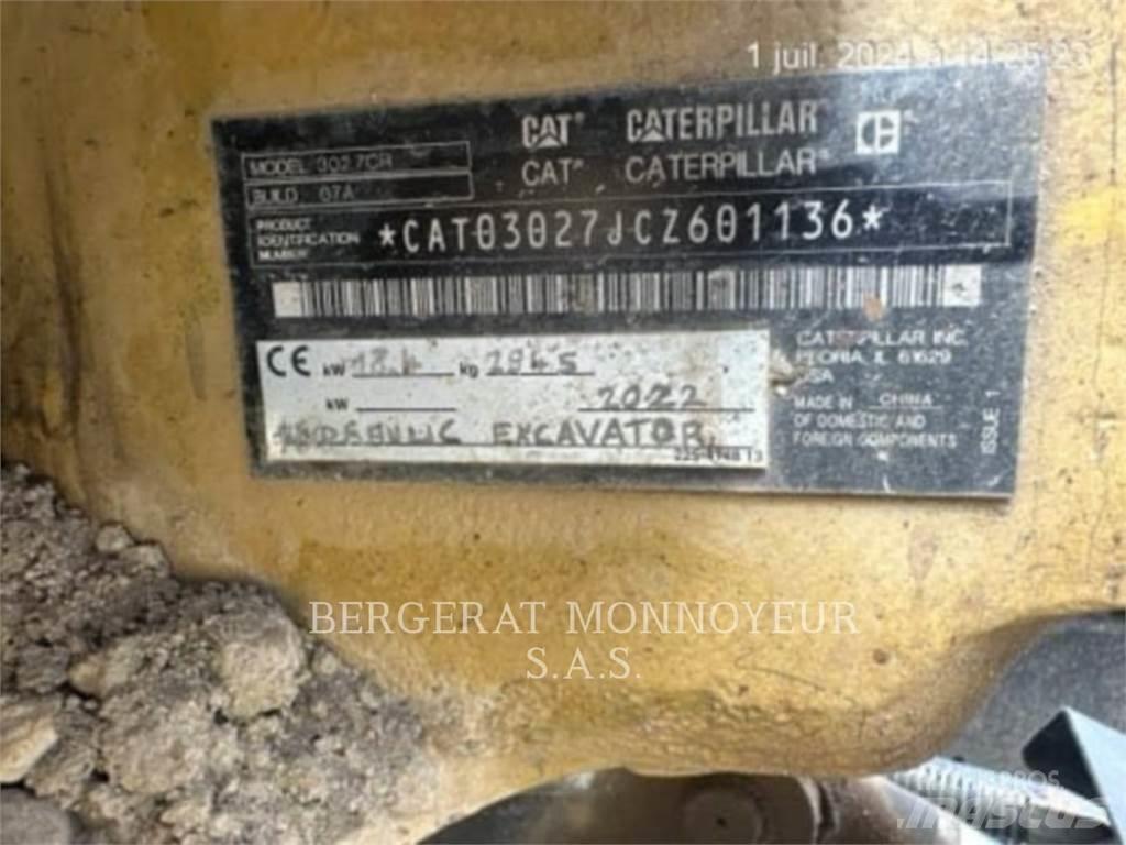 CAT 302.7 Escavatori cingolati