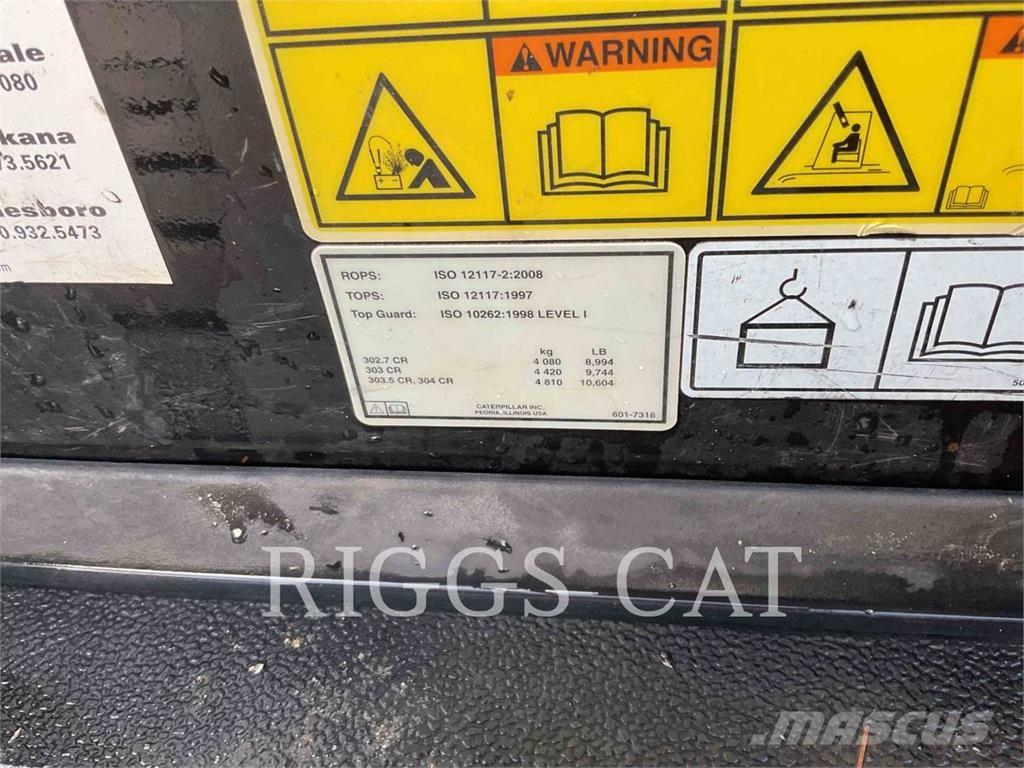 CAT 302.707CR Escavatori cingolati