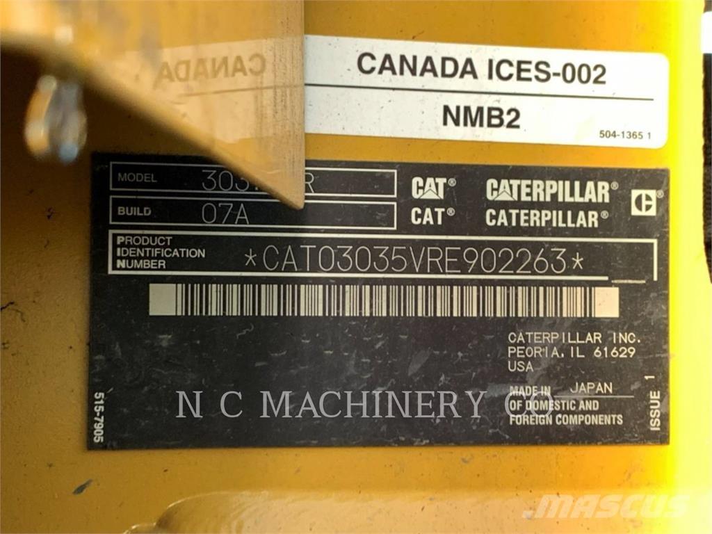 CAT 303.5 CRCB Escavatori cingolati