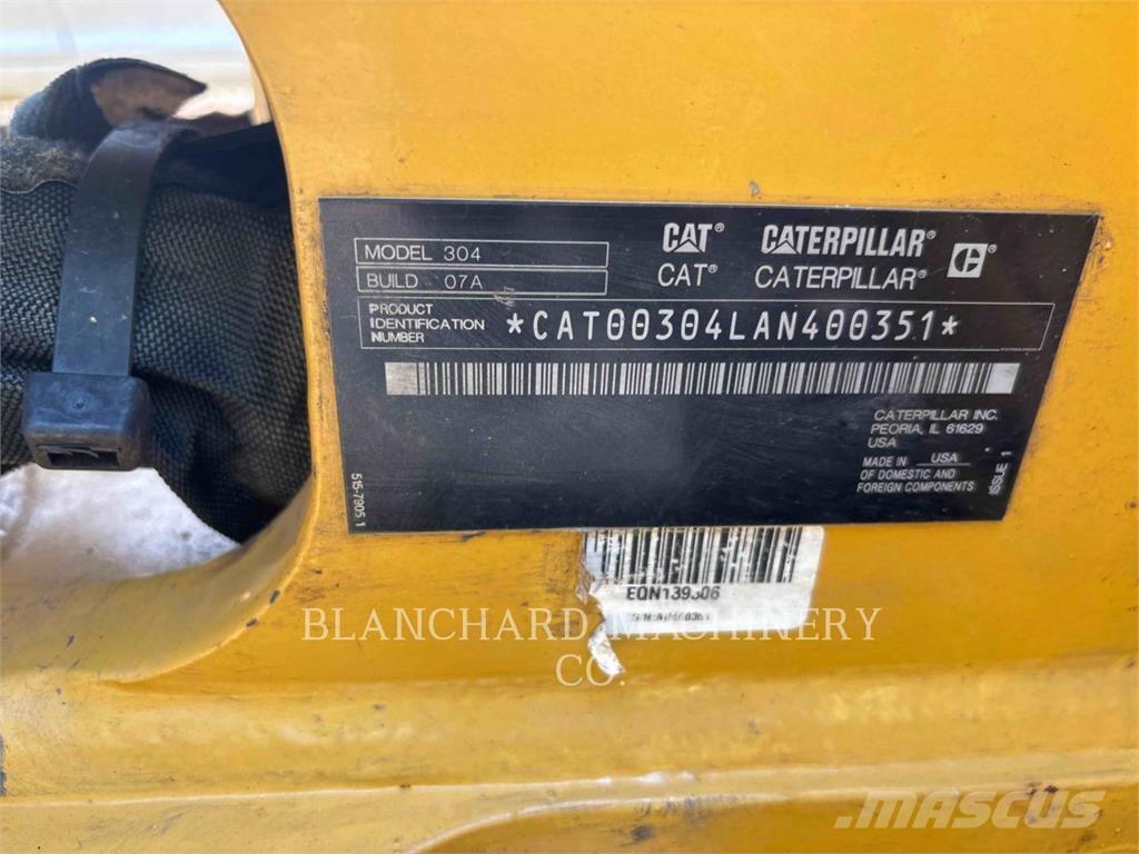 CAT 304 Escavatori cingolati