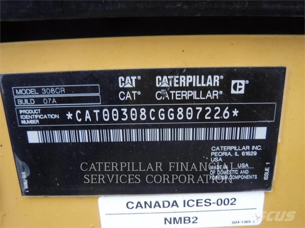 CAT 308-07CR Escavatori cingolati
