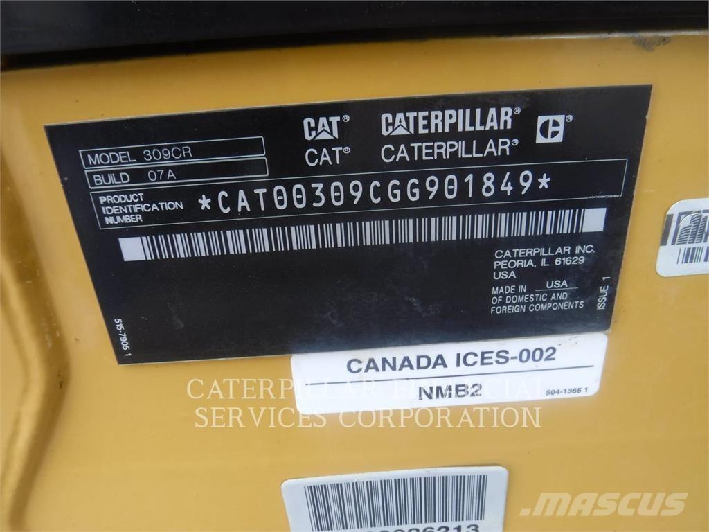 CAT 309-07CR Escavatori cingolati
