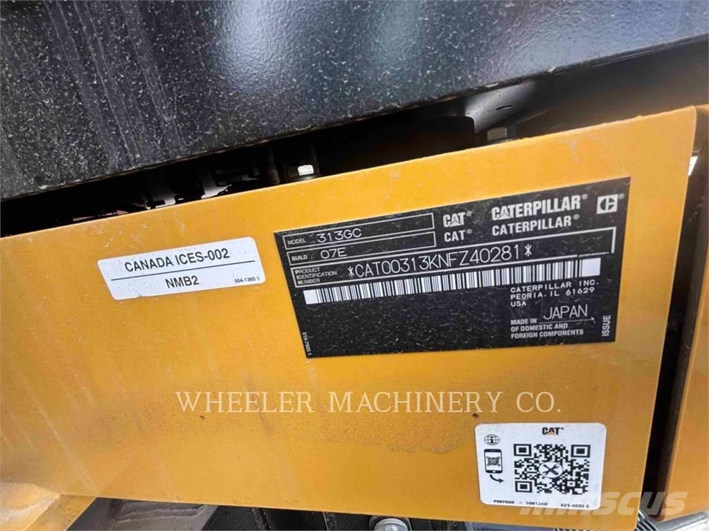 CAT 313 GC CF Escavatori cingolati