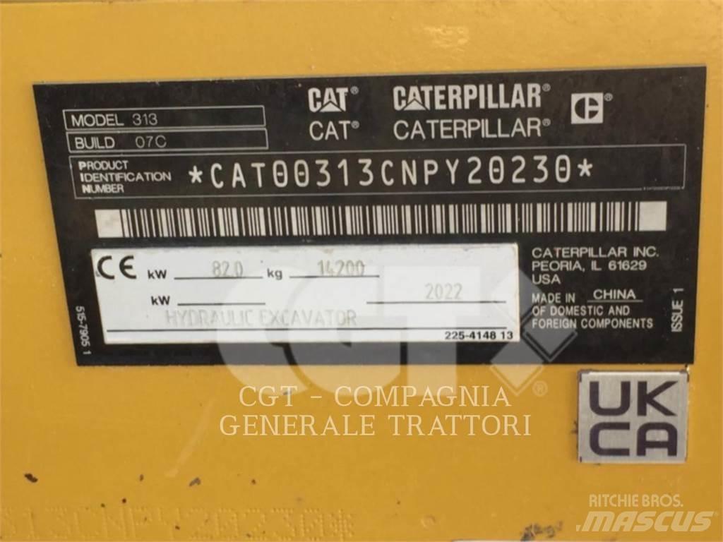 CAT 313 NG Escavatori cingolati