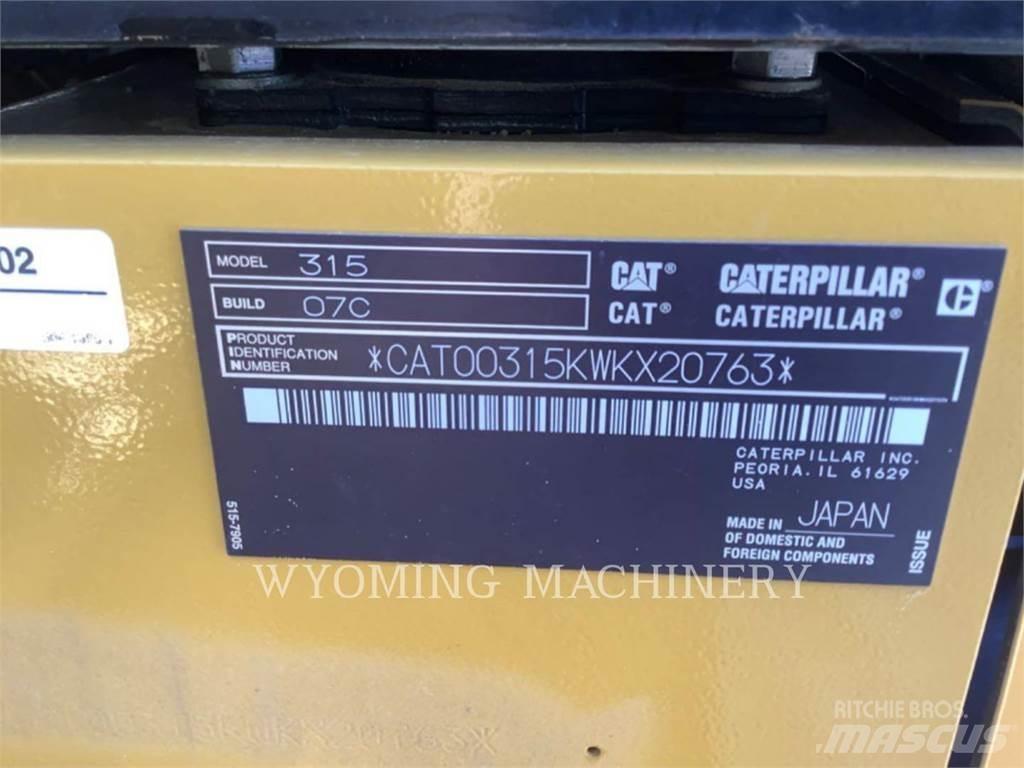 CAT 315 Escavatori cingolati
