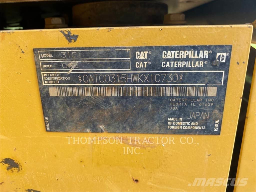 CAT 315 Escavatori cingolati