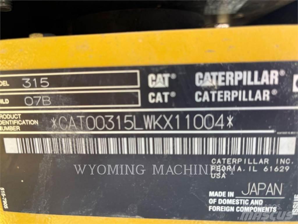 CAT 315 Escavatori cingolati
