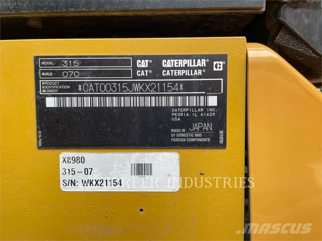 CAT 315-07 Escavatori cingolati
