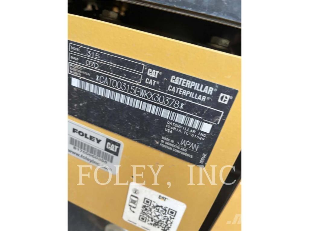 CAT 315-07 Escavatori cingolati