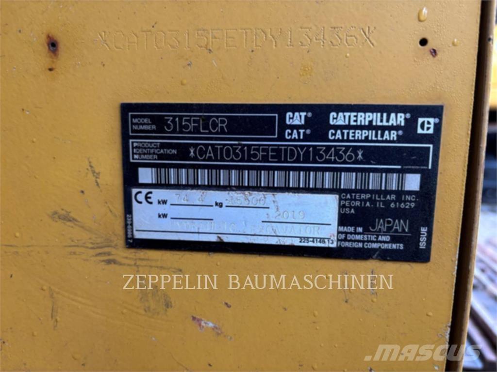 CAT 315FL Escavatori cingolati