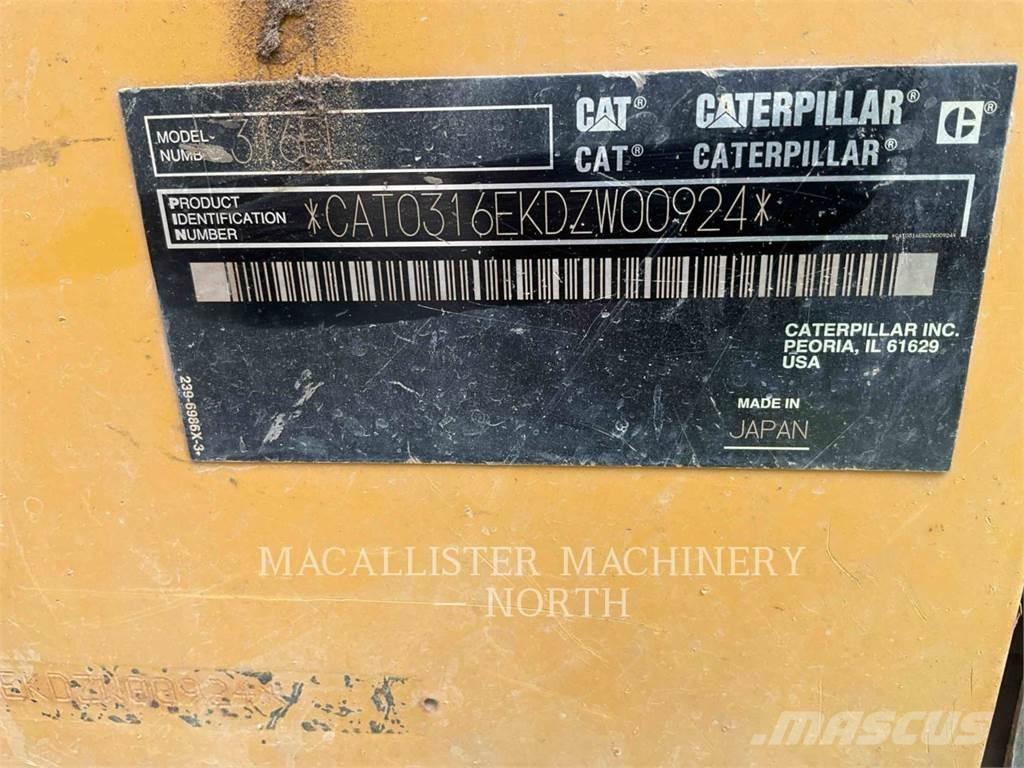 CAT 316EL Escavatori cingolati