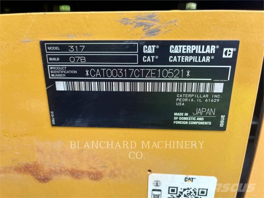 CAT 317 Escavatori cingolati