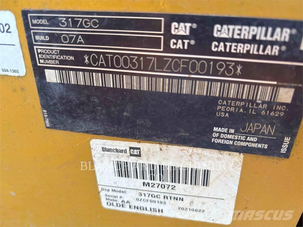 CAT 317 GC Escavatori cingolati