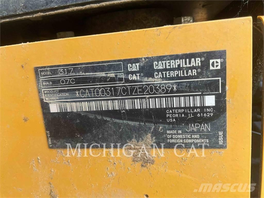 CAT 317 PQZ1 Escavatori cingolati