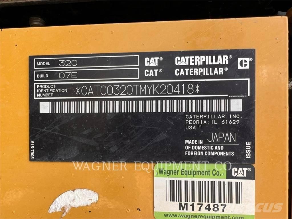 CAT 320 Escavatori cingolati