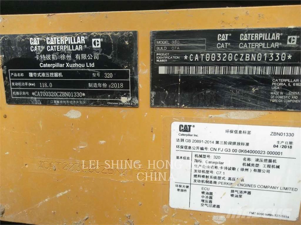 CAT 320-07 Escavatori cingolati