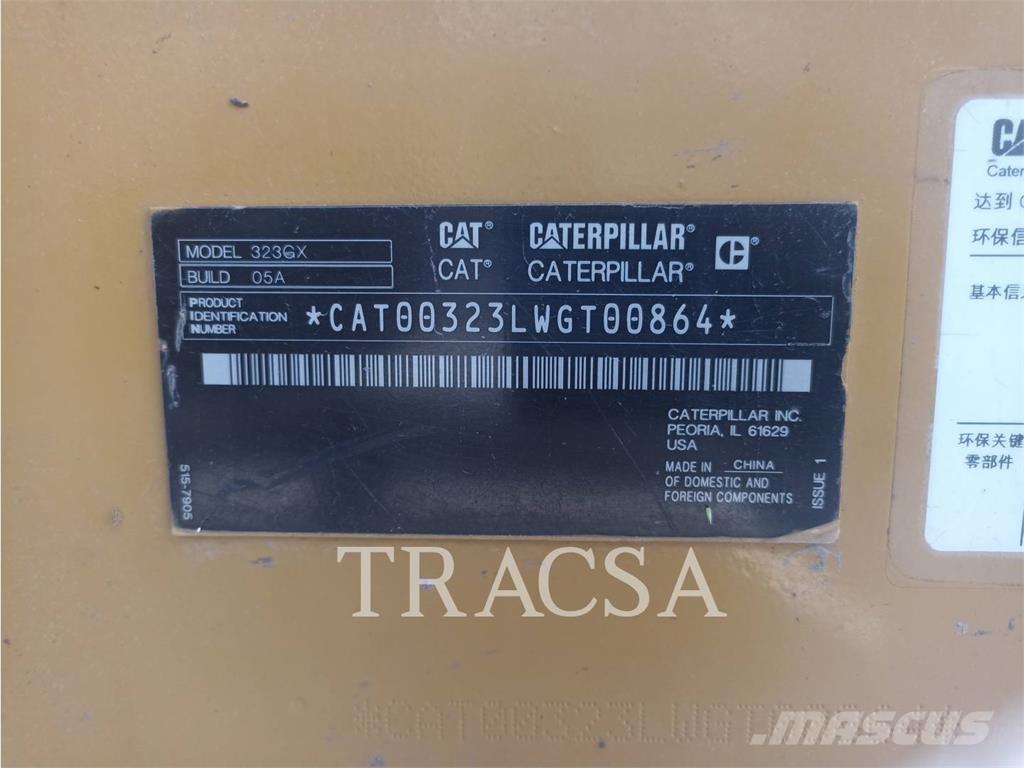 CAT 323GX Escavatori cingolati