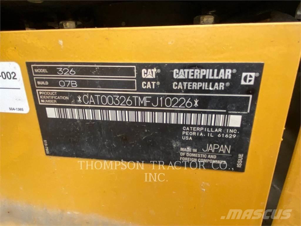 CAT 326 Escavatori cingolati