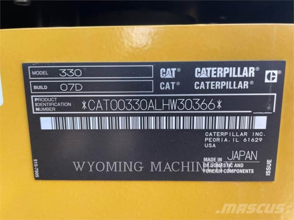 CAT 330 Escavatori cingolati
