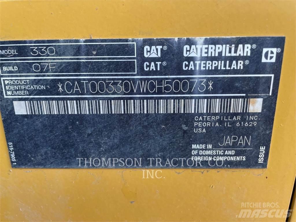 CAT 330 Escavatori cingolati