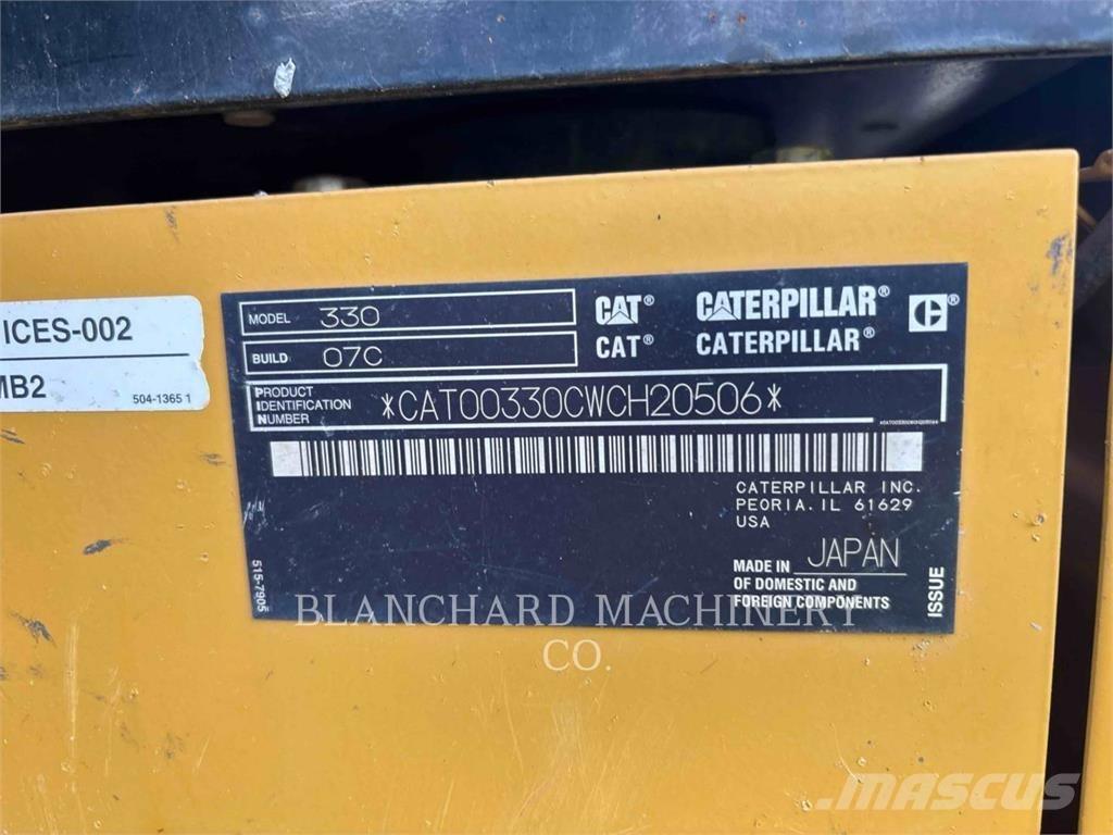 CAT 330 Escavatori cingolati