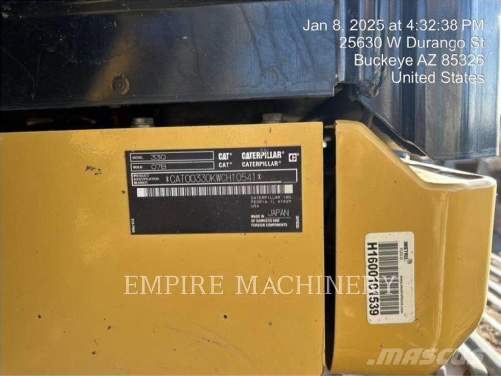 CAT 330-07 P Escavatori cingolati