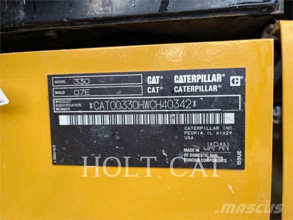 CAT 330 TC Escavatori cingolati