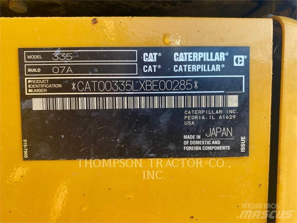 CAT 335 Escavatori cingolati