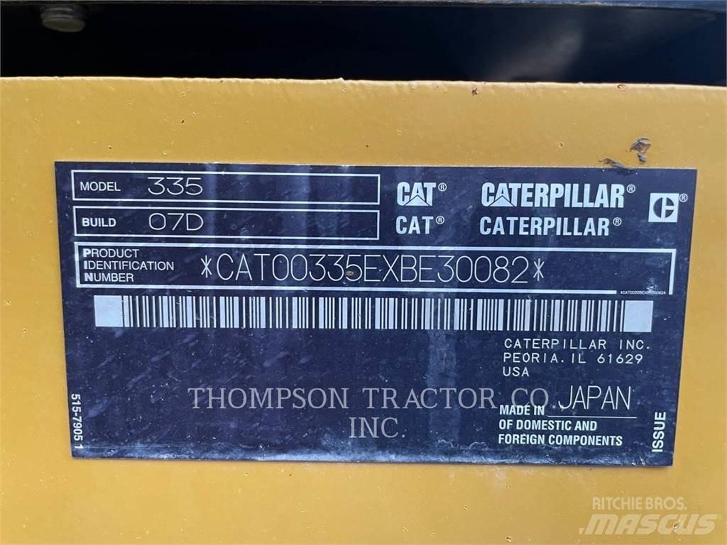CAT 335 Escavatori cingolati