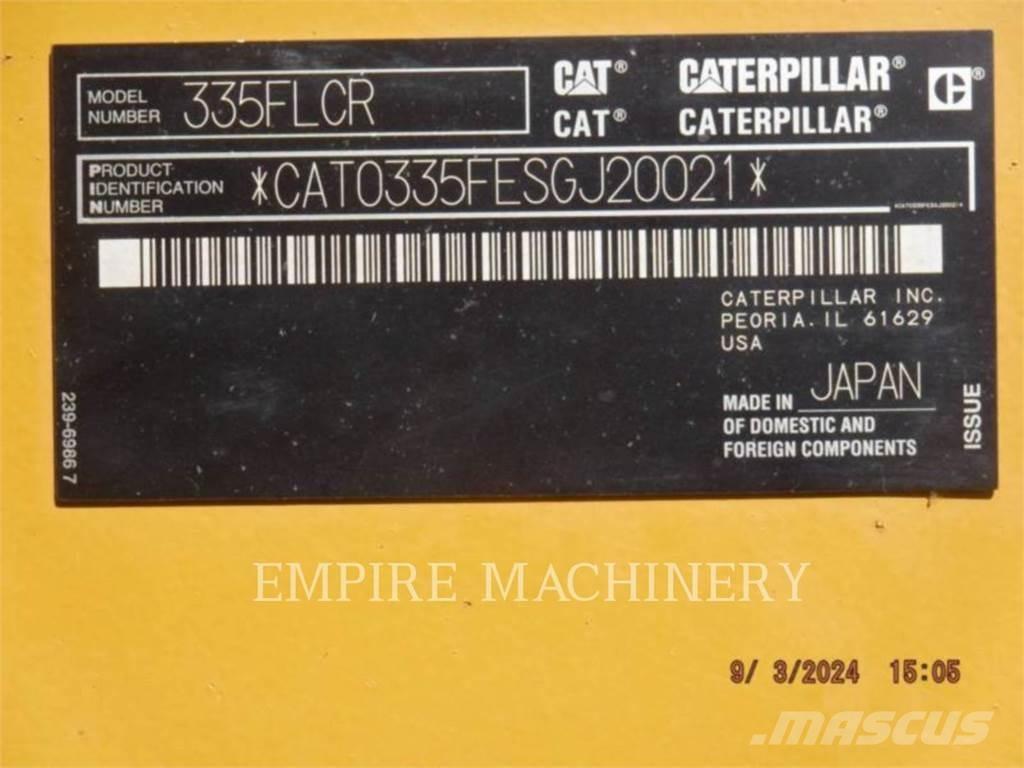 CAT 335FL P Escavatori cingolati
