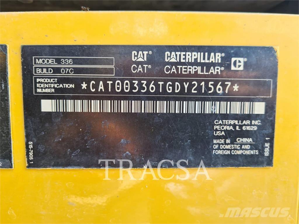CAT 336 Escavatori cingolati