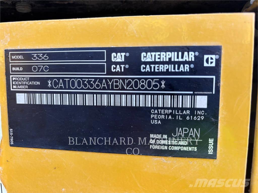 CAT 336 Escavatori cingolati
