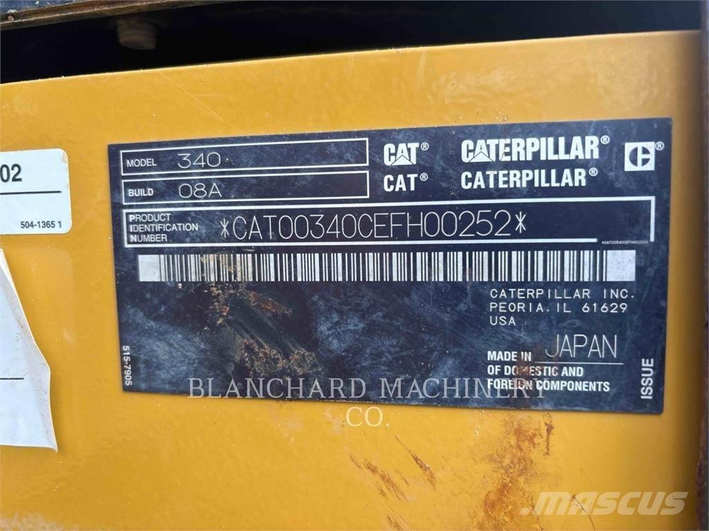 CAT 340 Escavatori cingolati