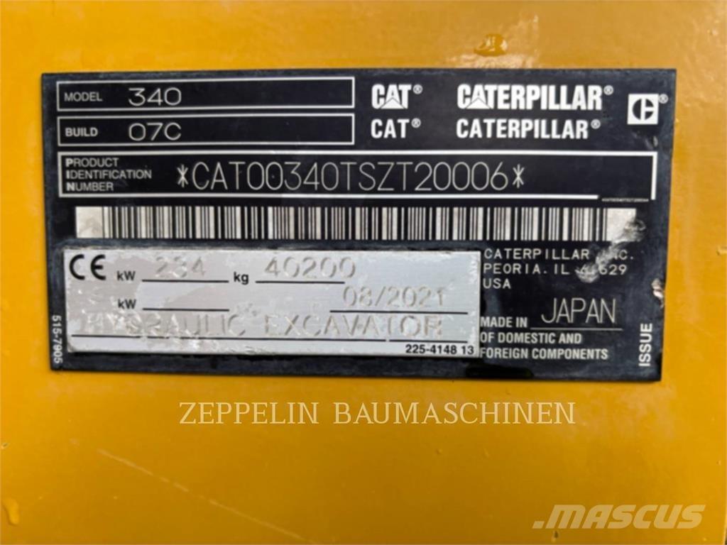CAT 340-07A Escavatori cingolati