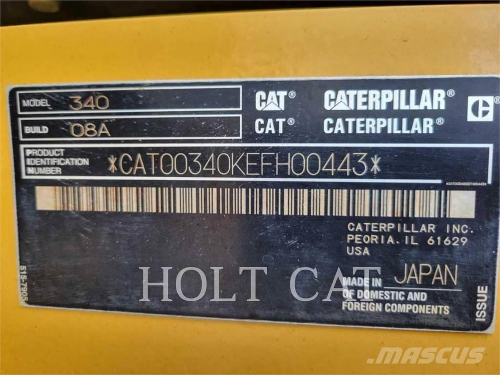 CAT 340 12 TC Escavatori cingolati