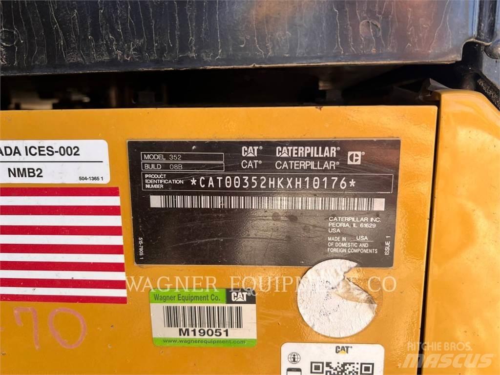 CAT 352 Escavatori cingolati