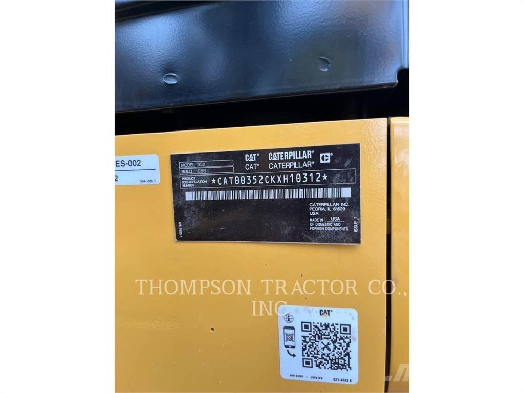 CAT 352 Escavatori cingolati