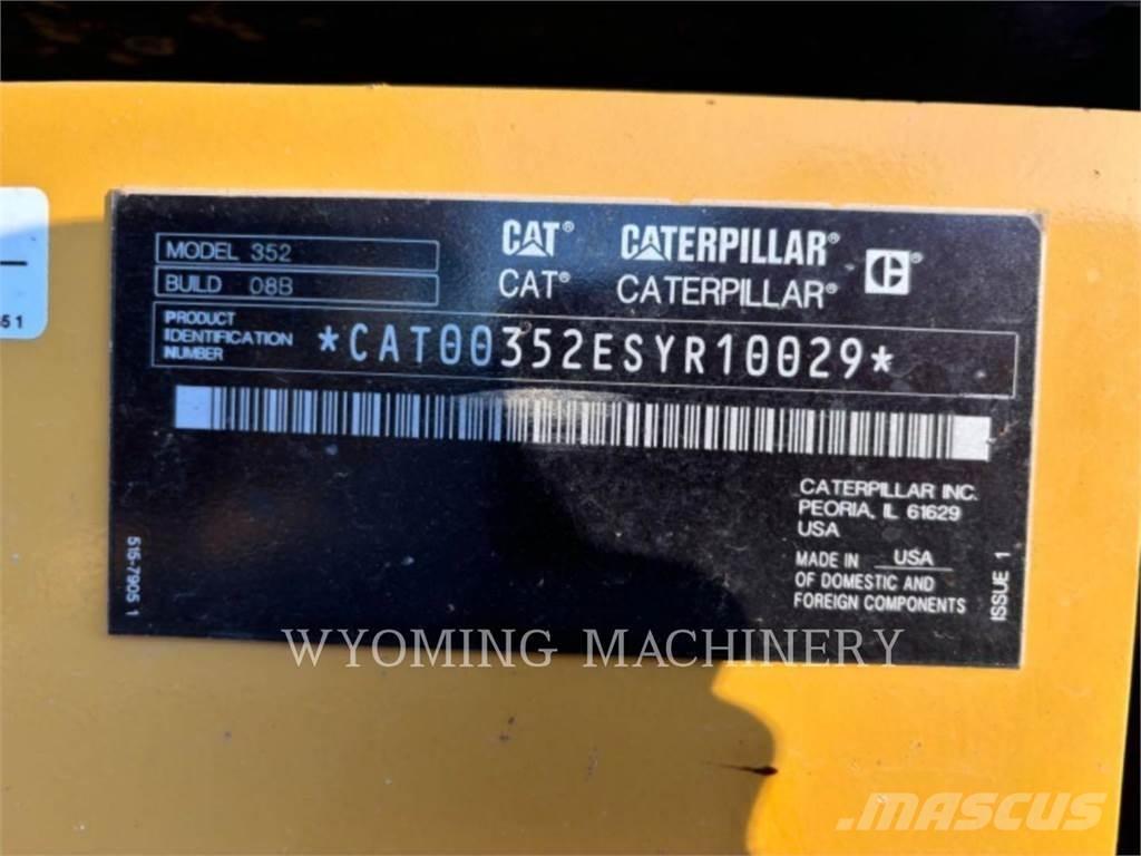 CAT 352 Escavatori cingolati