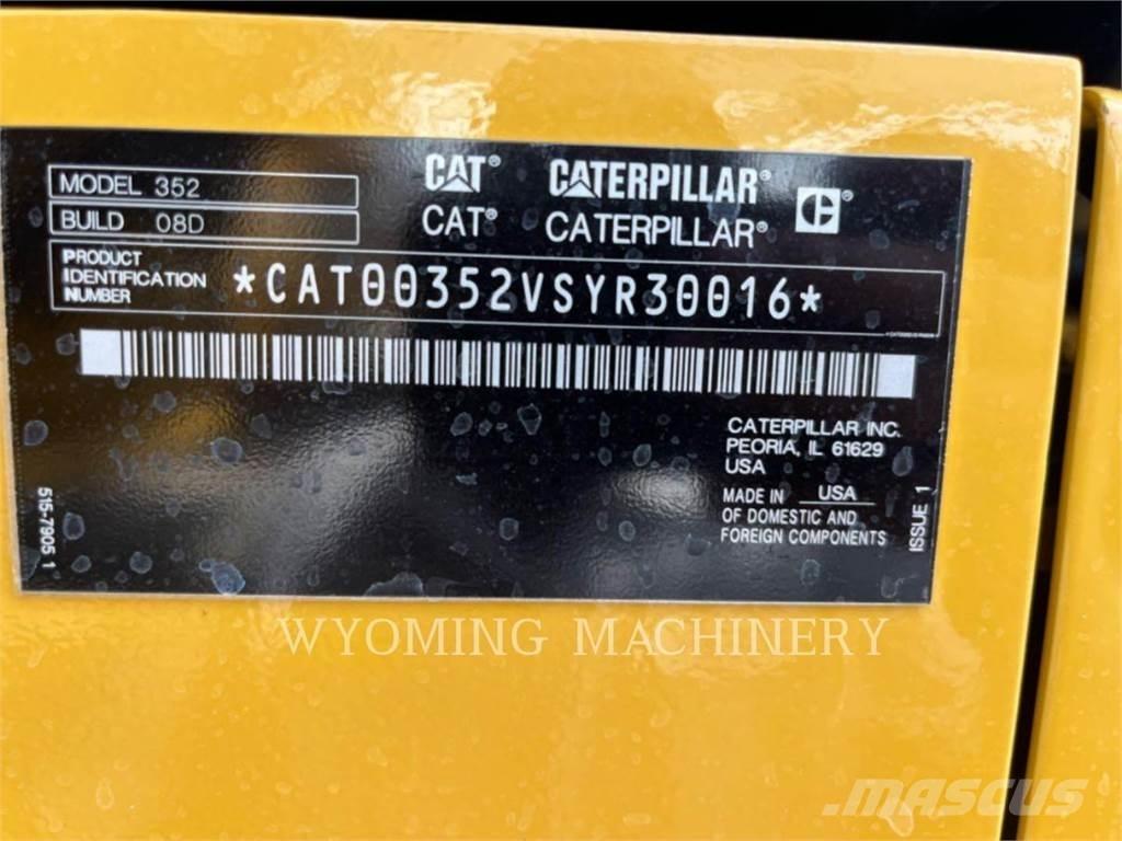 CAT 352 Escavatori cingolati