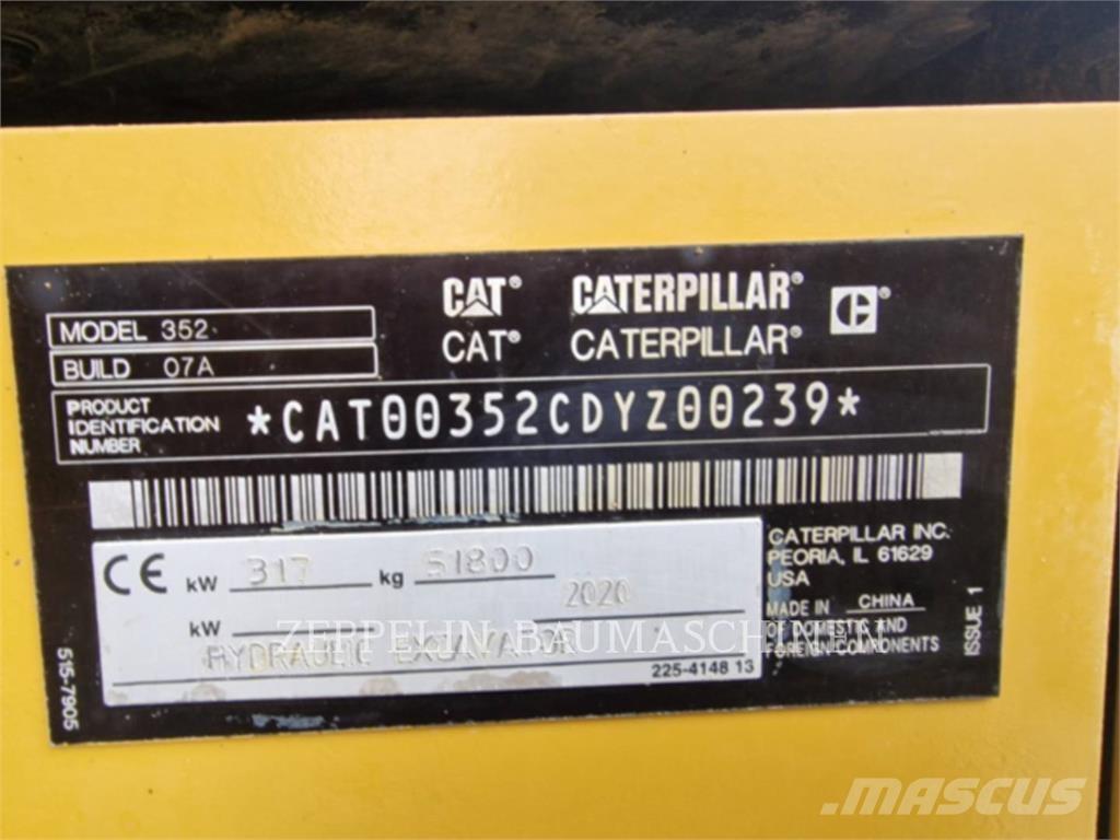 CAT 352-07A Escavatori cingolati
