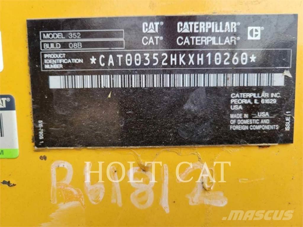 CAT 352 12 TC Escavatori cingolati