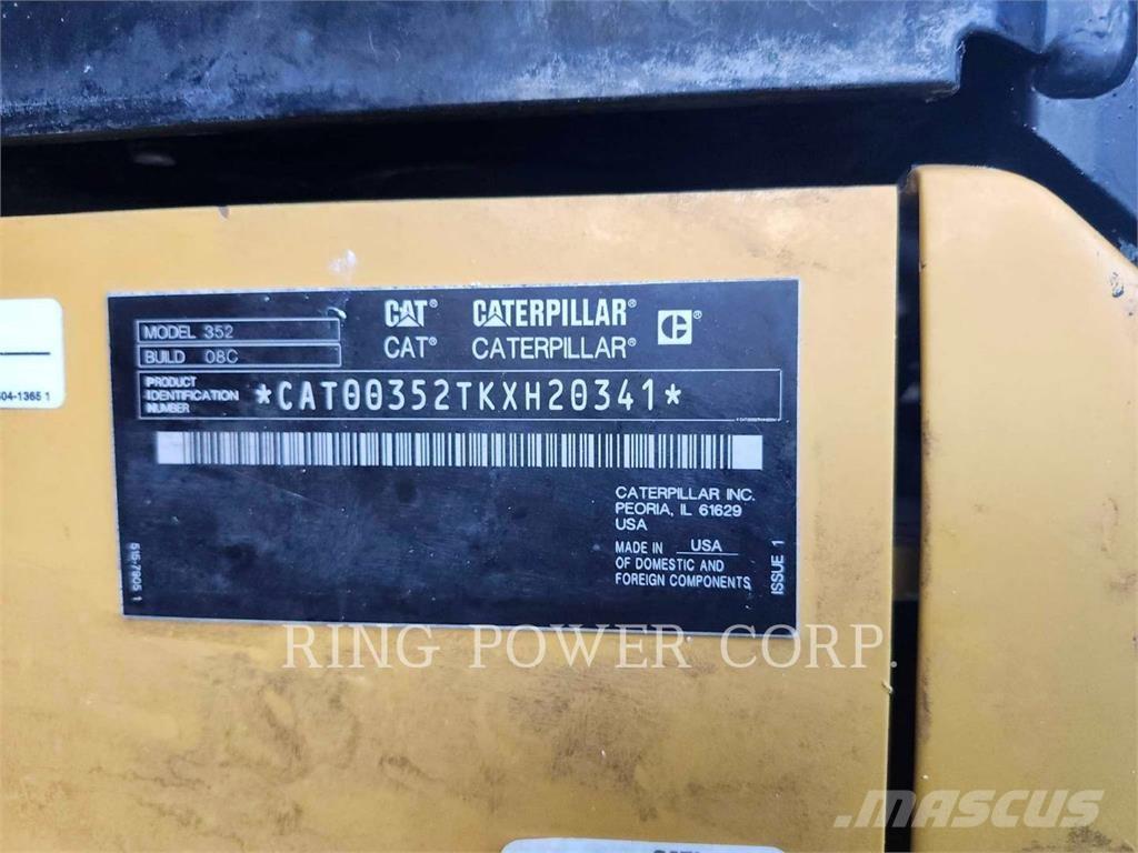 CAT 352EW Escavatori cingolati