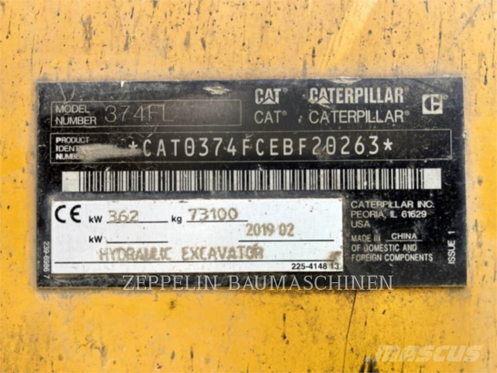 CAT 374FL Escavatori cingolati
