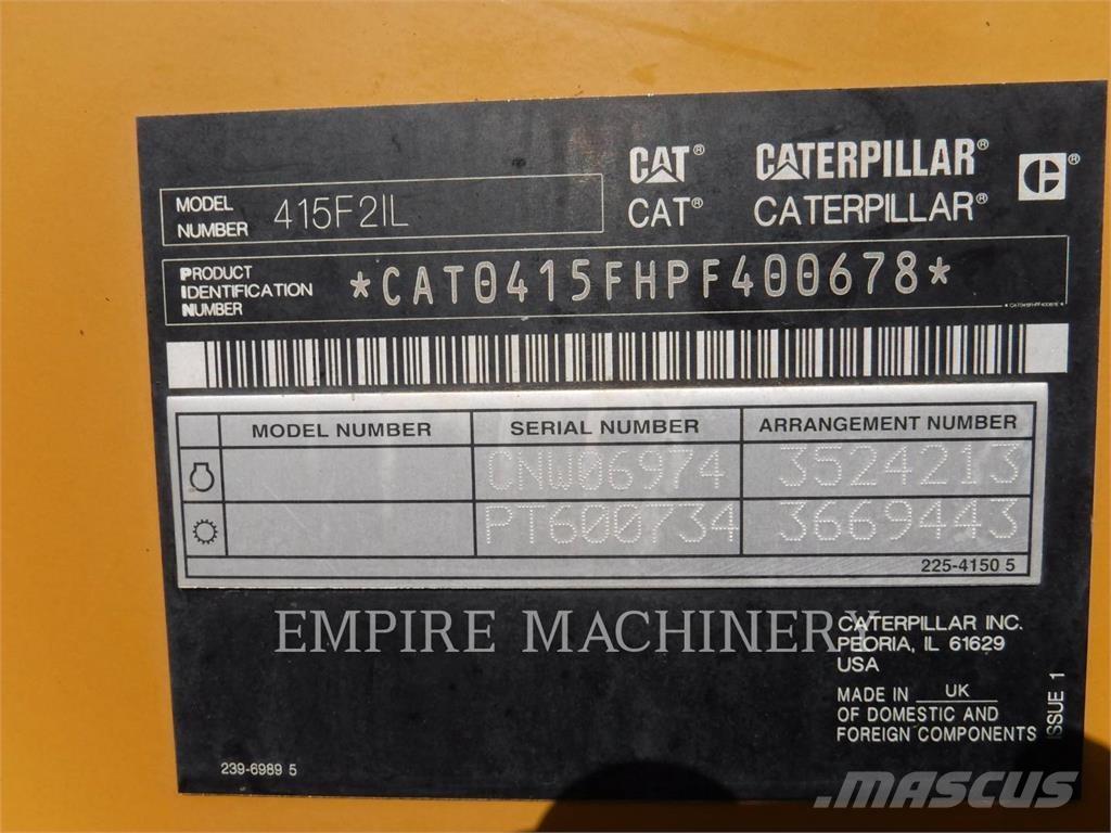 CAT 415F2IL Pale gommate