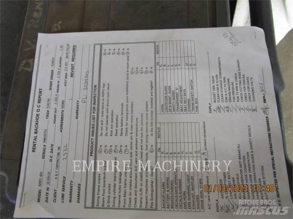 CAT 420F2 4EO Terne