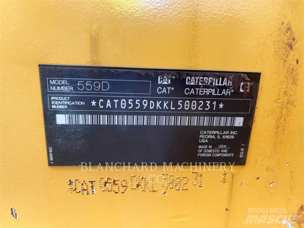 CAT 559D Caricatronchi con base su rimorchio