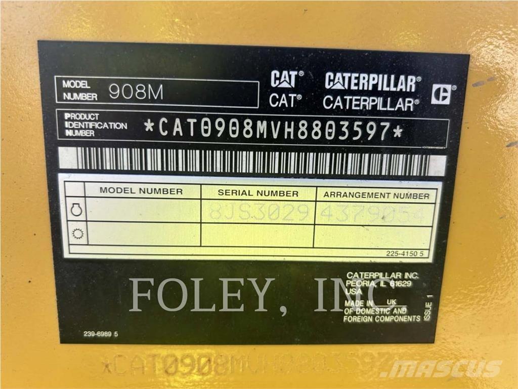 CAT 908M Pale gommate
